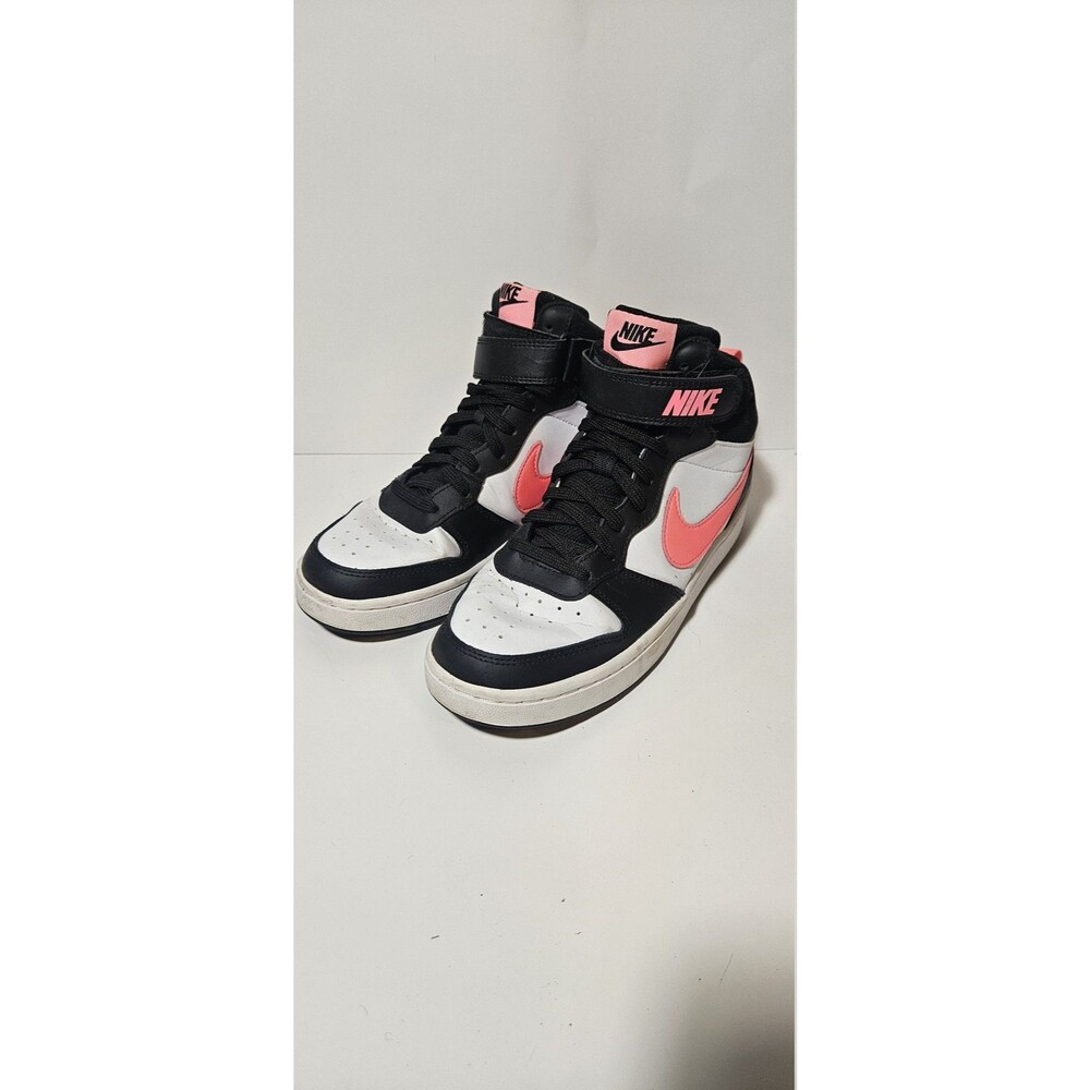 Nike Court Borough Mid 2 GS Black/Sunset Pulse/White Size 6Y CD7782-005